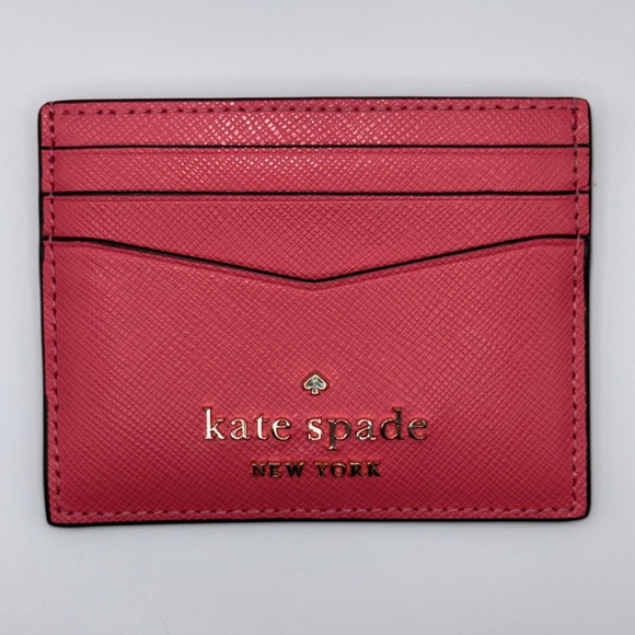kate spade Accessories - KATE SPADE Madison Pink Slim ID Card Holder